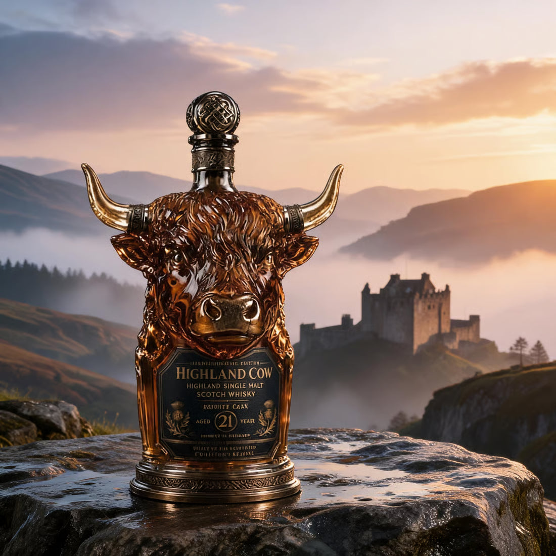 Highland Cow Edition - Whisky Decanter