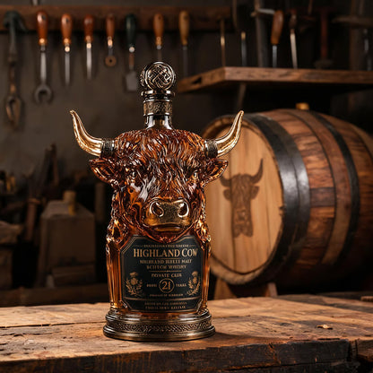 Highland Cow Edition - Whisky Decanter