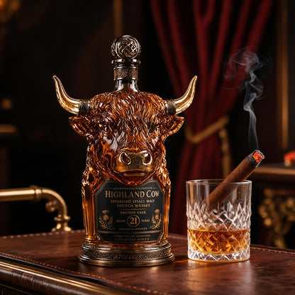 Highland Cow Edition - Whisky Decanter